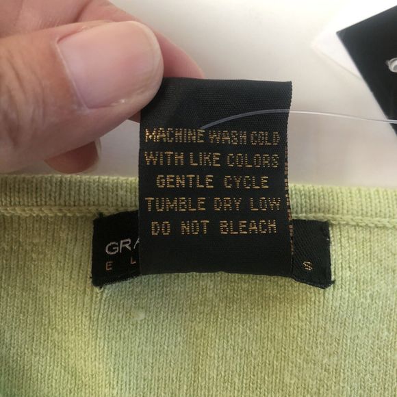 Grace Elements Spring Apple V Neck Knit Tank Medium - Picture 4 of 12